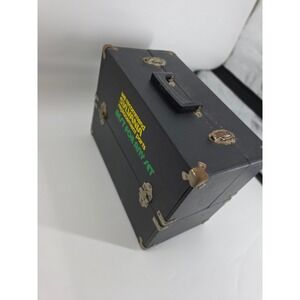 Vintage Sylvania Vacuum Tube Caddy Case Black Industrial Storage Technician Box